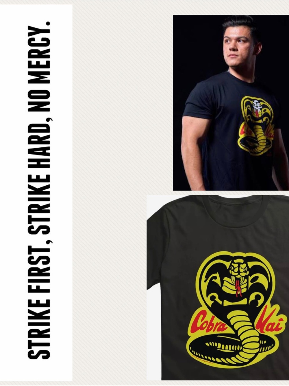 Cobra Kai Black Graphic Tee Size XXL